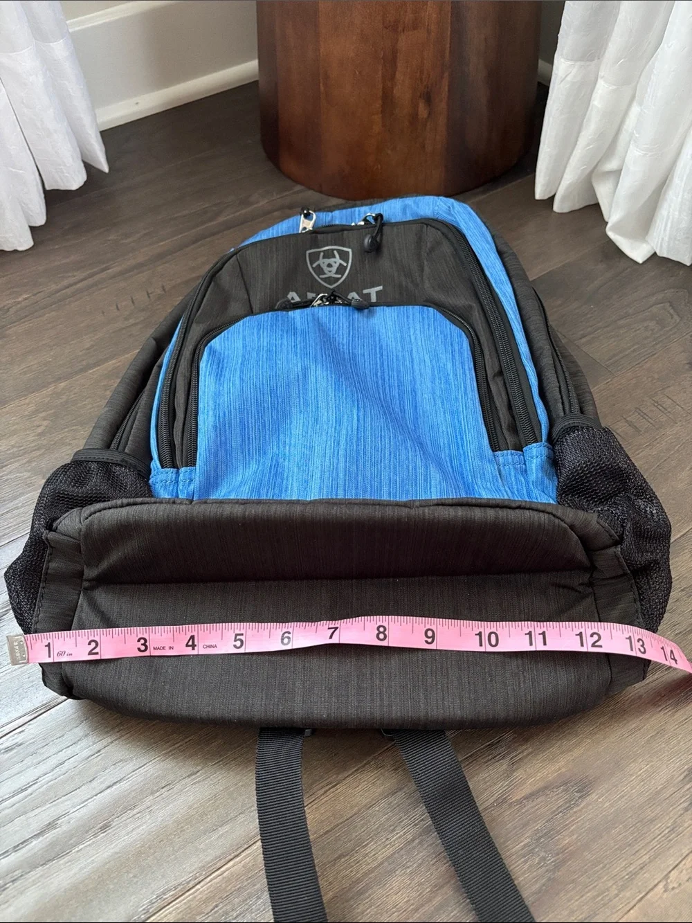 Ariat Logo Backpack,3 zipper compartments,organization slots,bottle holders